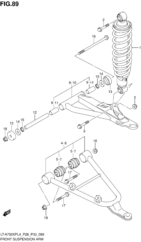 FRONT SUSPENSION ARM