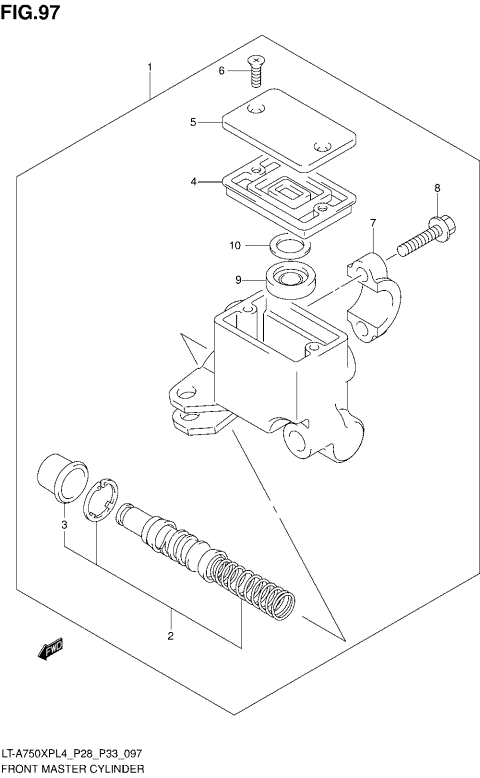 FRONT MASTER CYLINDER