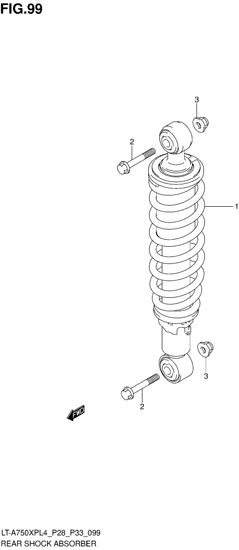 REAR SHOCK ABSORBER