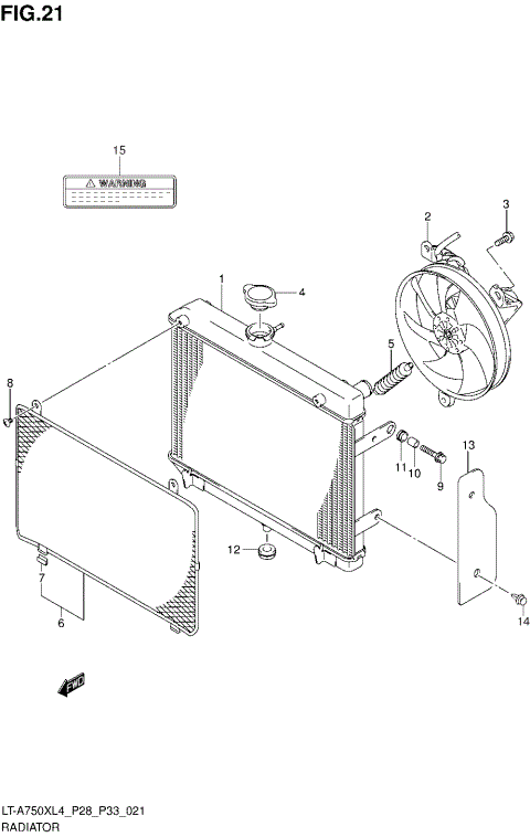 RADIATOR (LT-A750XL4 P33)