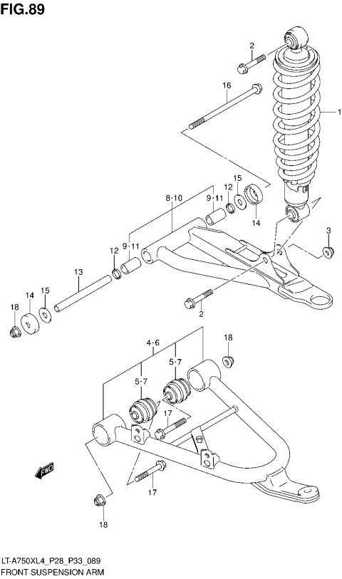 FRONT SUSPENSION ARM