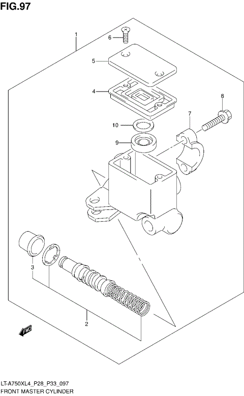 FRONT MASTER CYLINDER