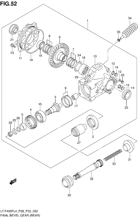 FINAL BEVEL GEAR (REAR)