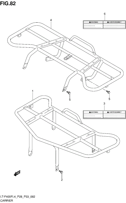 CARRIER (LT-F400FL4 P28)