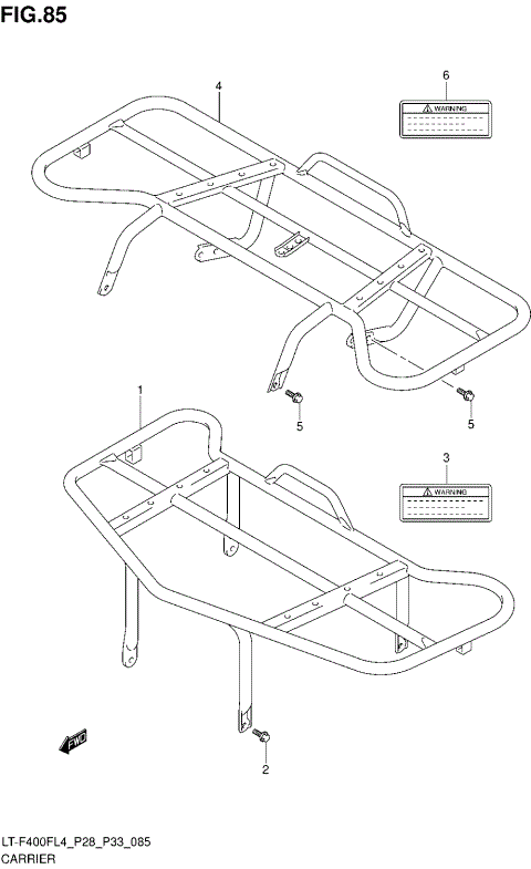 CARRIER (LT-F400FZL4 P33)