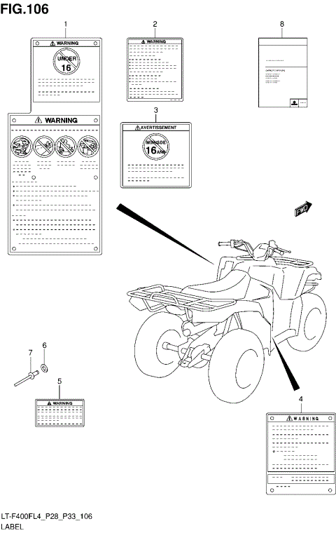 LABEL (LT-F400FL4 P28)