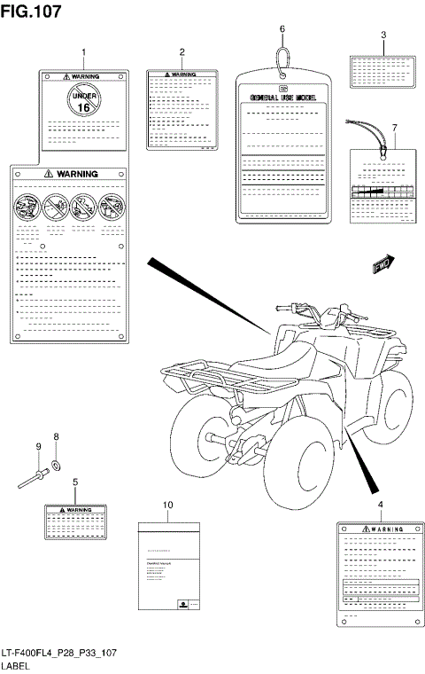 LABEL (LT-F400FL4  P33)