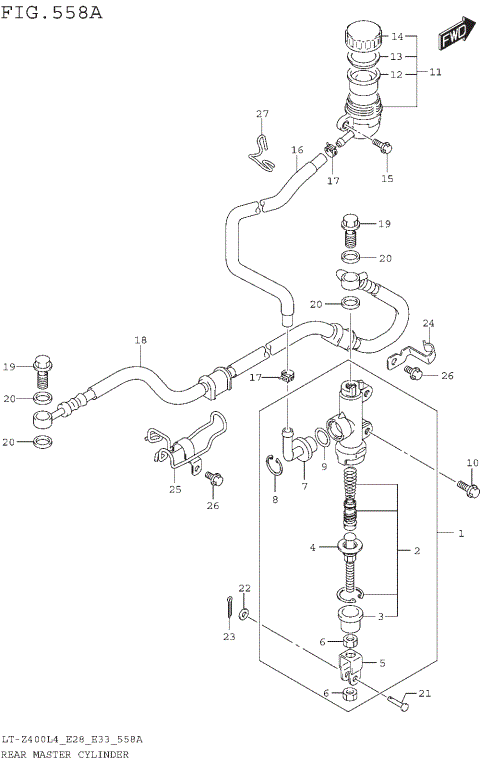 REAR MASTER CYLINDER