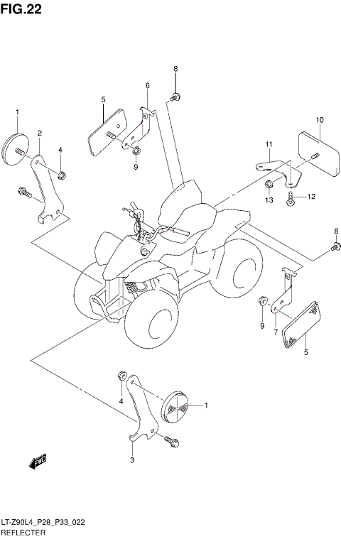 REFLECTOR (LT-Z90L4 P28)