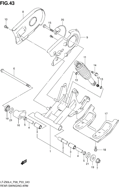 REAR SWINGINGARM