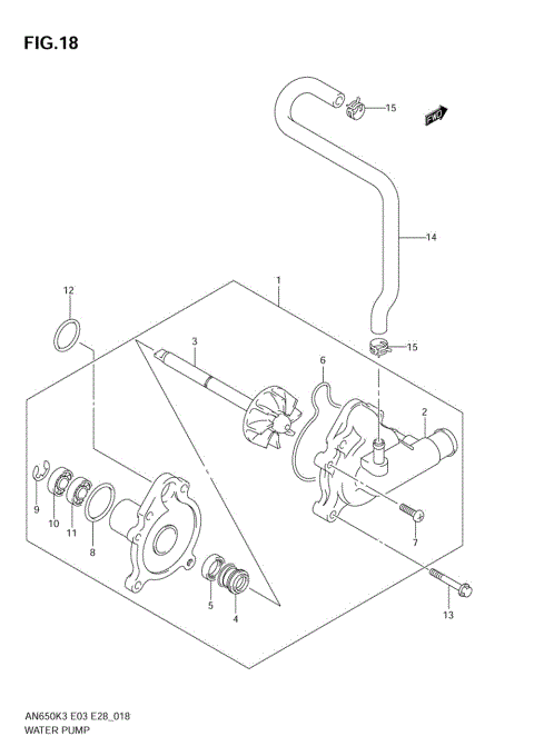 WATER PUMP (MODEL K3/K4)