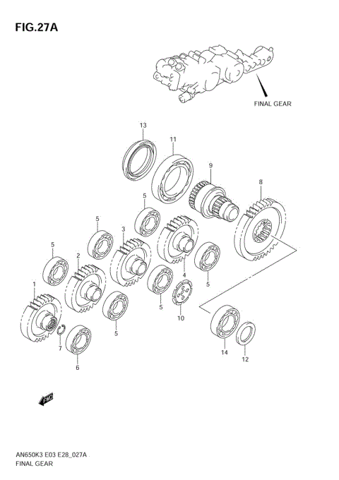 FINAL GEAR (MODEL K5)