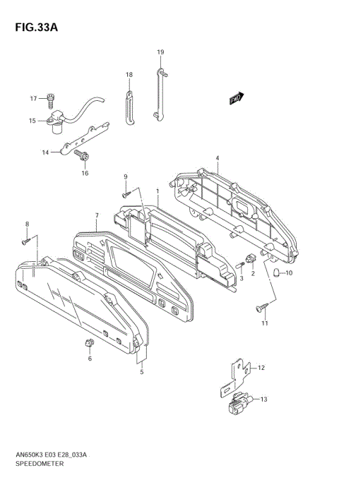 SPEEDOMETER (AN650K5)