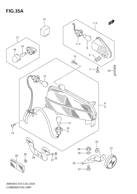 COMBINATION LAMP (MODEL K5)