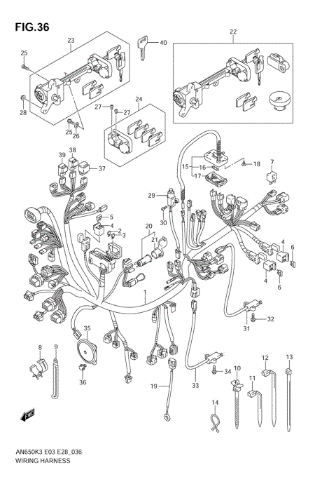 WIRING HARNESS (AN650K3)
