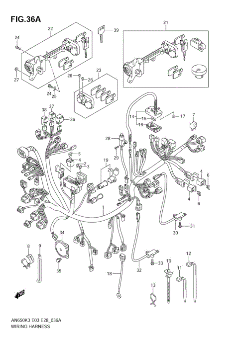 WIRING HARNESS (AN650K4)