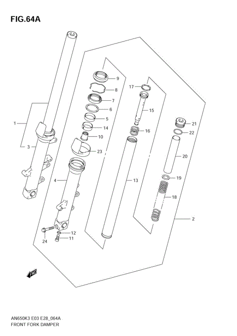 FRONT FORK DAMPER (MODEL K4)