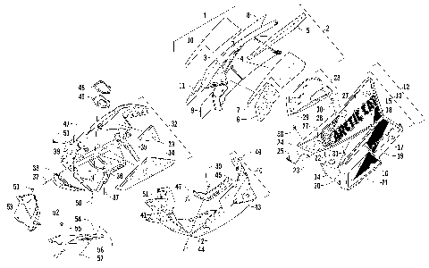 SKID PLATE AND SIDE PANEL ASSEMBLY [96639]