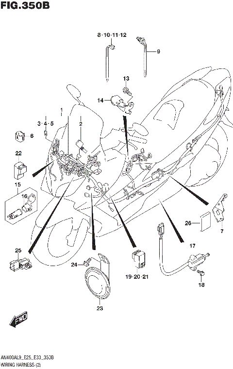 WIRING HARNESS (AN400AL9 E28)