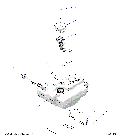 FUEL SYSTEM, TANK - Z25NEE99C4/F4/G4 (C703146)