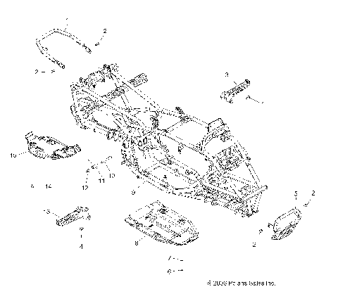 FRAME, MAIN - A07GP52AA/AB (49ATVFRAME07OUT525)