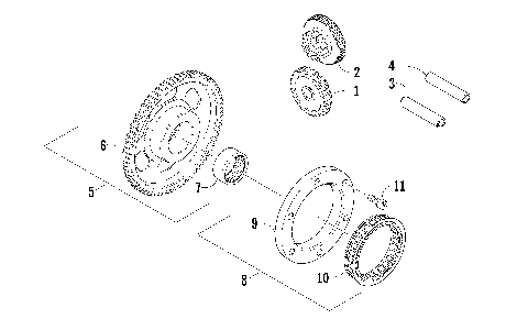 STARTER CLUTCH ASSEMBLY [88843]