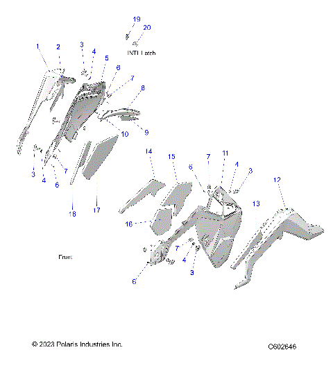 BODY, SIDE PANELS AND TRIM - S24TDV6RS/6RE (C602646)