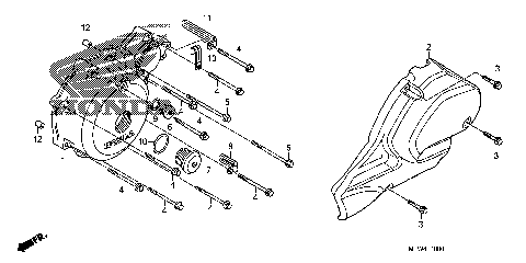 LEFT CRANKCASE COVER
