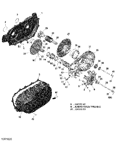 05- Transmission - 1000R EFI (Outlander Except XMR)