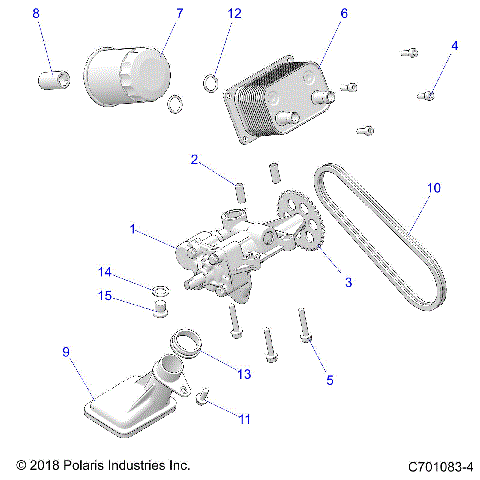ENGINE, OIL PUMP and OIL COOLER - Z21ASE99F5/S99C5/E5 (C701083-4)