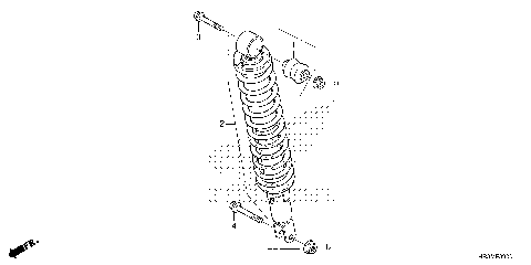 REAR SHOCK ABSORBER
