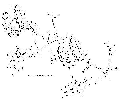 BODY, SEAT MOUNTING and BELTS - R13XT9EFX (49RGRSEATMTG12RZRXP4)