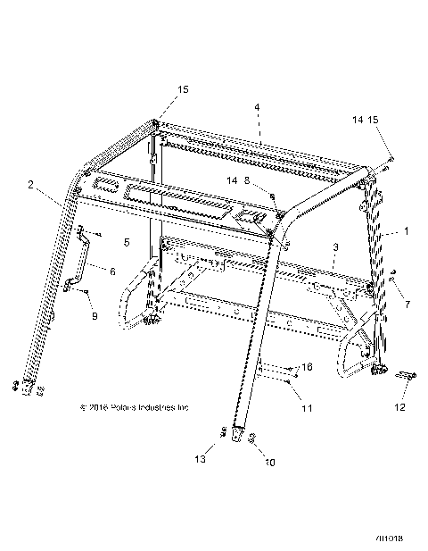 CHASSIS, CAB FRAME - R15RMAEGJ/GC/EJ (701018)