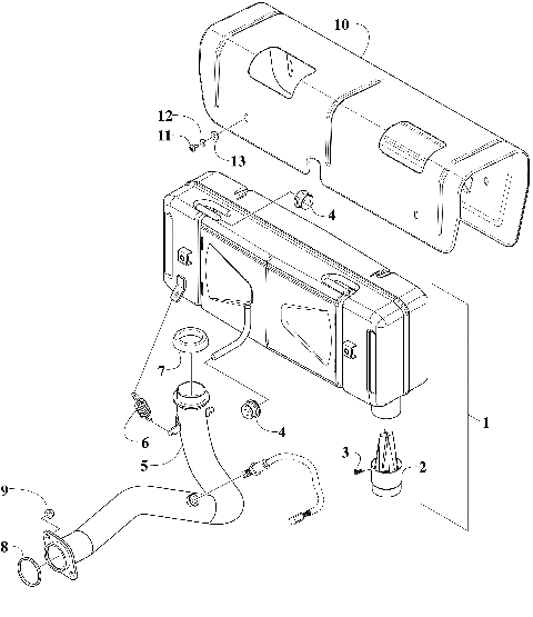 EXHAUST ASSEMBLY  [304050]