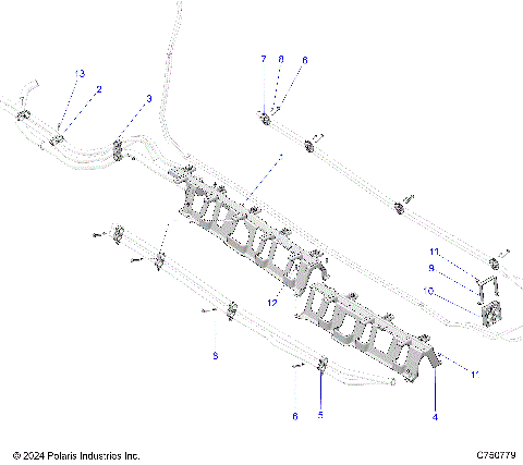 ENGINE, COOLING MOUNTING - Z25X4B92AP/BP (C750300)