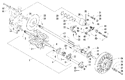 DRIVE TRAIN SHAFT AND BRAKE ASSEMBLIES [86174]