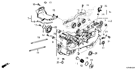 LEFT CRANKCASE