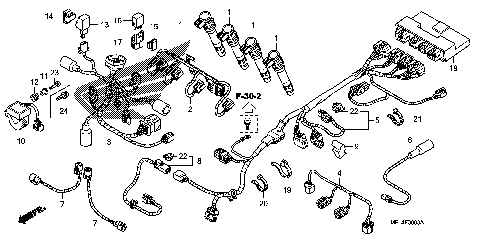 SUB HARNESS (CBR1000RA)