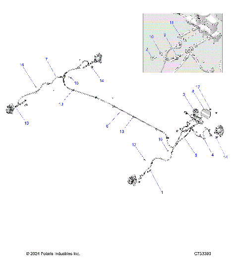 BRAKES, BRAKE LINES and MASTER CYLINDER - R25MAA57L1 (C733393)
