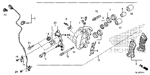 FRONT BRAKE CALIPER (2)