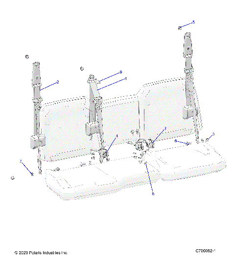 BODY, SEAT BELT AND MOUNTING - R23RRE99DX (C700082-1)