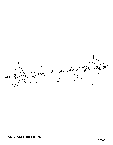 DRIVE TRAIN, DRIVE SHAFT, REAR - D24P2ED4D4 (702661)