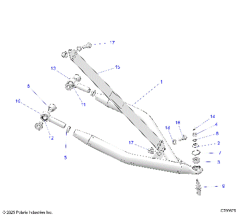 SUSPENSION, FRONT UPPER CONTROL ARMS - Z25RRL2KAL (C750875)