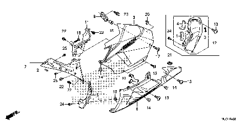 MIDDLE COWL@LOWER COWL