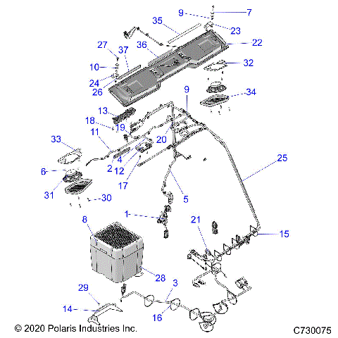 BODY, ROOF, AUDIO, ELEC COMP - R21RRZ99A9/AC/AP/AW/B9/BC/BP/BW (C730075)