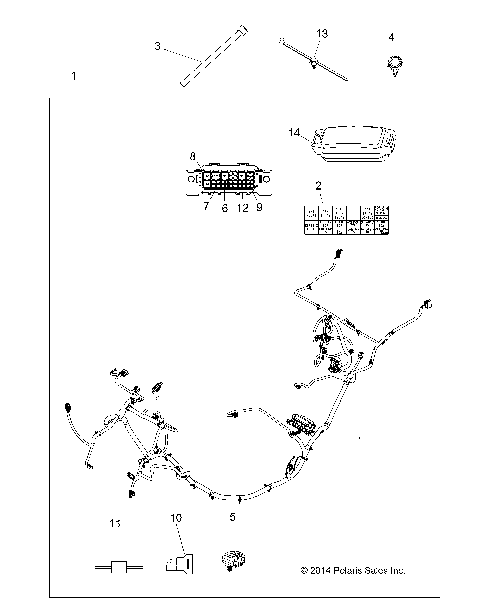 ELECTRICAL, WIRE HARNESS - A15DAH57EJ (49ATVHARNESS15ACEHD)