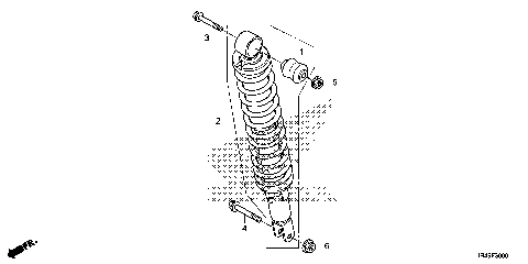 REAR SHOCK ABSORBER