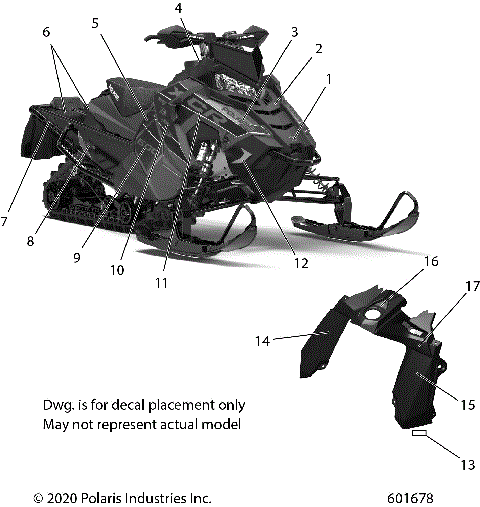 BODY, DECAL, BLACK SIDE PANEL OPTION - S21EKL8RS (601678)