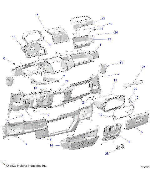 BODY, DASH - R23RSF99AY (C730905)