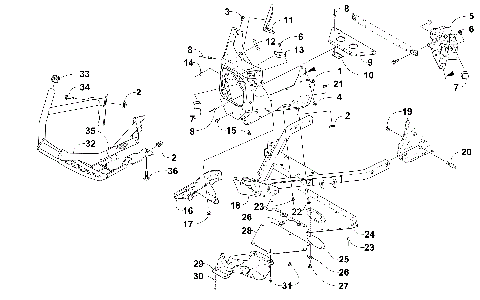 FRONT BUMPER AND FRAME ASSEMBLY [102044]